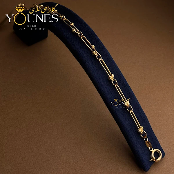 دستبند طلا دیپلمات گوی دار